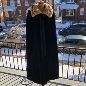 Antique Velvet Cloak Strawbridge & Clothier